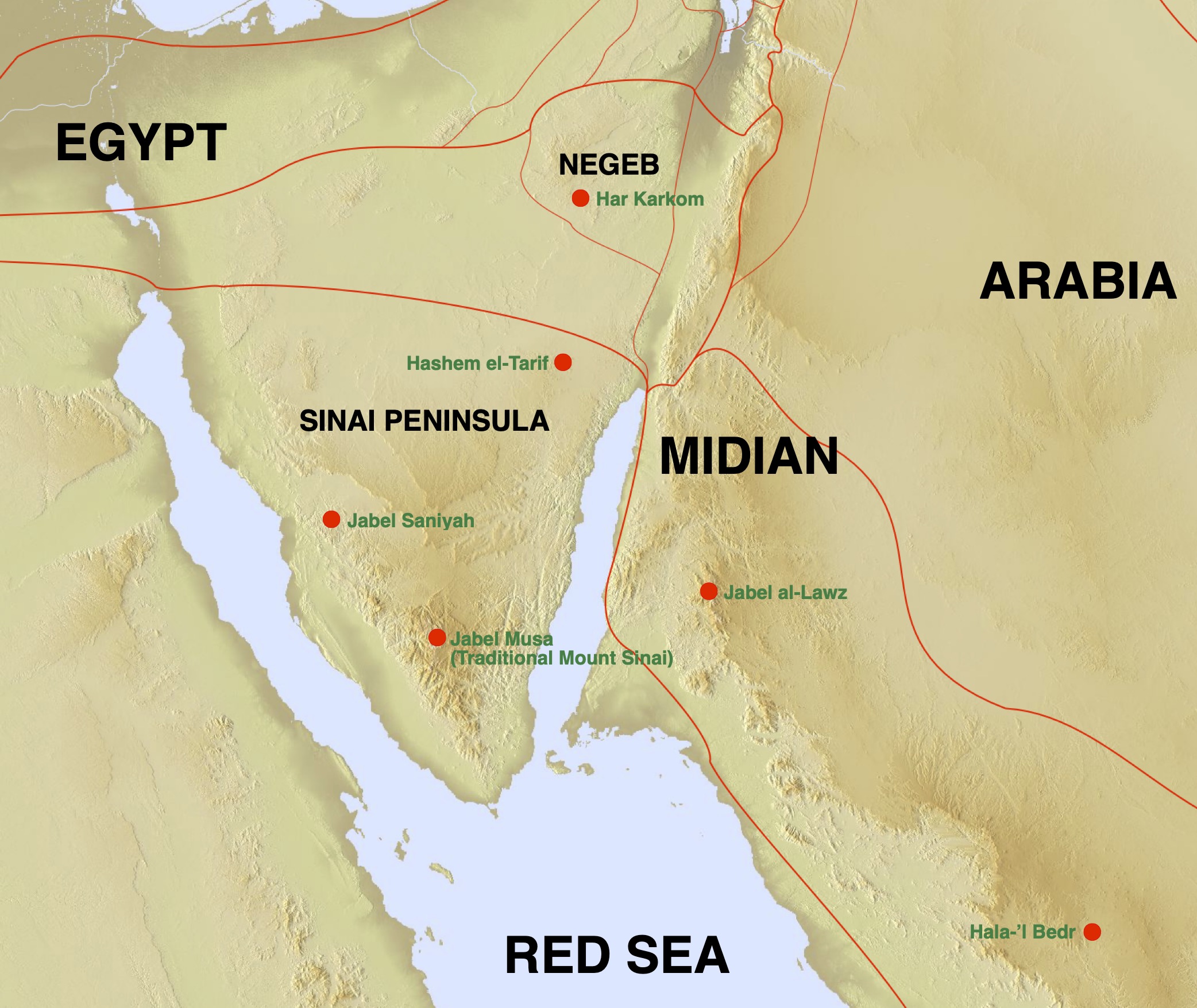 Proposed Locations Of Mount Sinai 